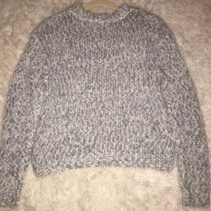 Fuzzy Textured Pastel Sweater